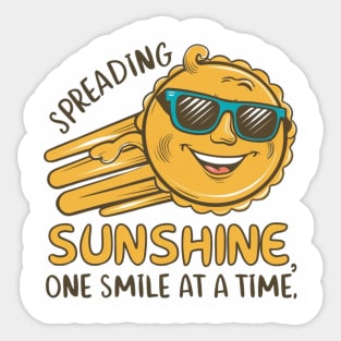 Spreading Sunshine Sticker